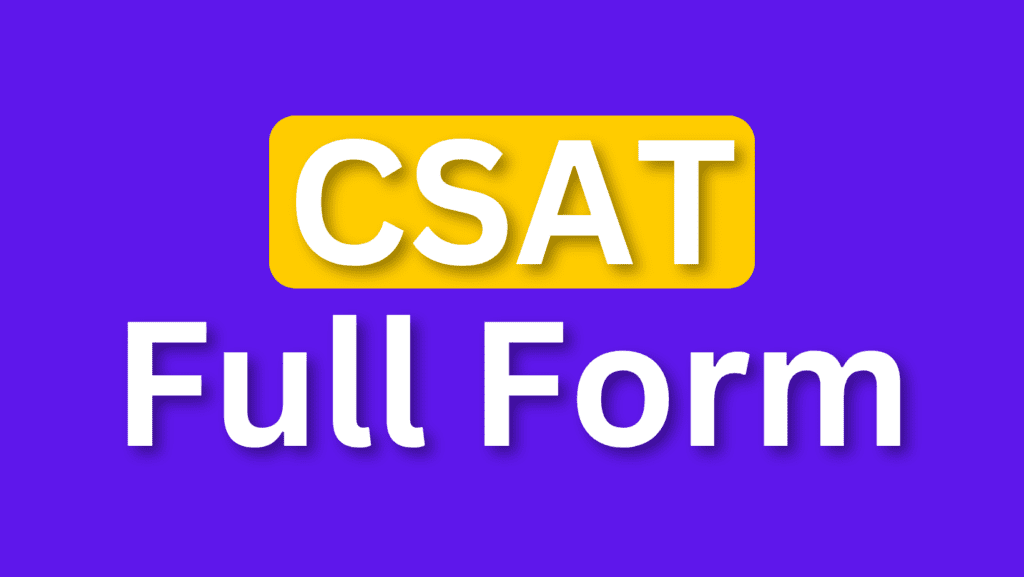 CSAT Full Form